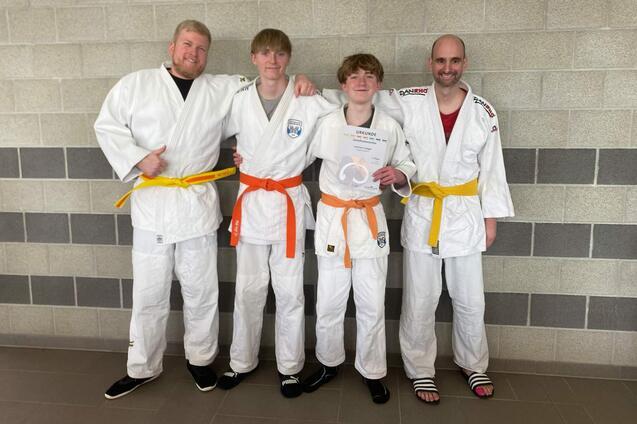 Judoka der Spvgg Besigheim k&auml;mpfen beim G&uuml;rtelfarbenturnier