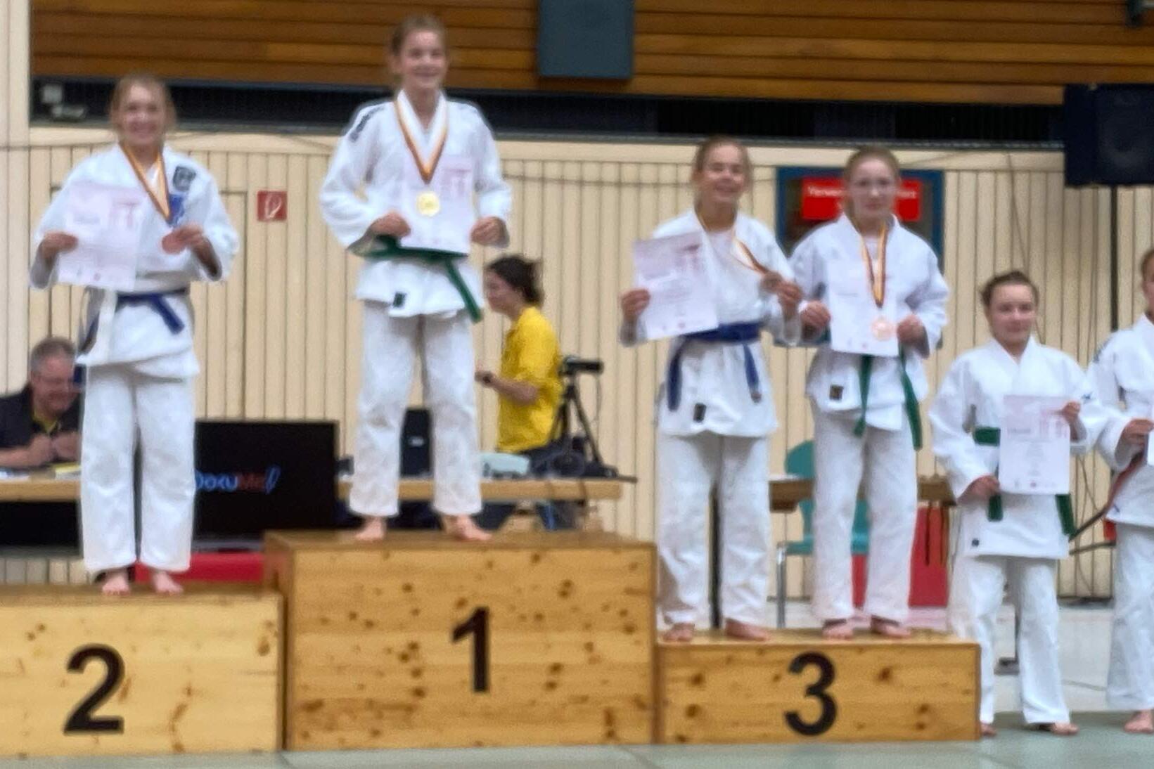 3. Platz bei den S&uuml;ddeutschen Einzelmeisterschaften der u15 im Judo durch Julie Schurr