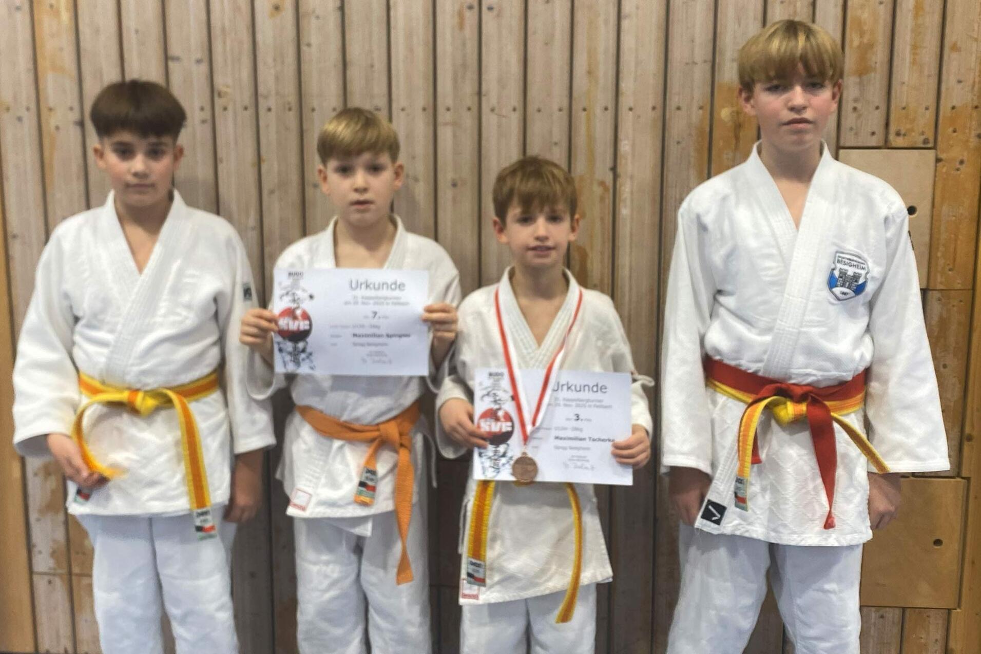 Judokas der Spvgg Besigheim kämpfen beim Kappelbergturnier in Fellbach