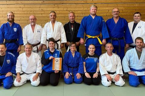 Spvgg Besigheim Abteilung Judo erh&auml;lt Vereinszertifikat des Deutschen Judo Bundes in Gold