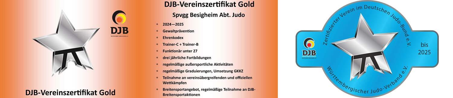 Zertifizierungen der Abteilung Judo